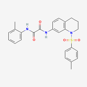 N1-(o-tolyl)-N2-(1-tosyl-1,2,3,4-tetrahydroquinolin-7-yl)oxalamide