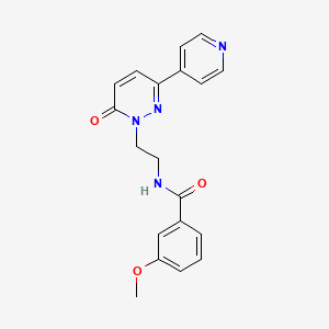 3-methoxy-N-(2-(6-oxo-3-(pyridin-4-yl)pyridazin-1(6H)-yl)ethyl)benzamide