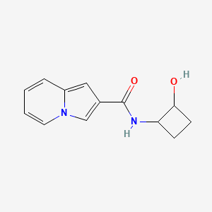 molecular formula C13H14N2O2 B2804272 N-(2-羟基环丁基)吲哚并[1,2-a]咪唑-2-基甲酰胺 CAS No. 2197884-90-3