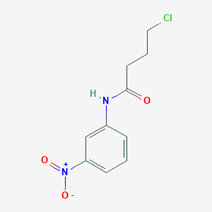 molecular formula C10H11ClN2O3 B2804280 4-chloro-N-(3-nitrophenyl)butanamide CAS No. 304684-54-6
