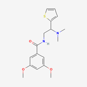 N-[2-(dimethylamino)-2-thiophen-2-ylethyl]-3,5-dimethoxybenzamide