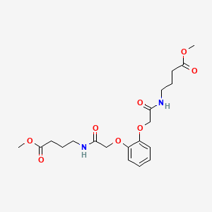 Methyl 4-[[2-[2-[2-[(4-methoxy-4-oxobutyl)amino]-2-oxoethoxy]phenoxy]acetyl]amino]butanoate