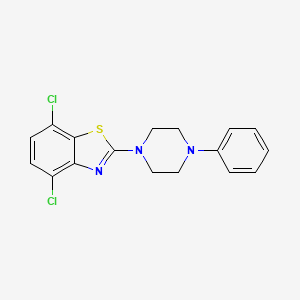 4,7-Dichloro-2-(4-phenylpiperazin-1-yl)-1,3-benzothiazole