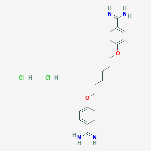 molecular formula C20H28Cl2N4O2 B028043 Hexamidine Dihydrochloride CAS No. 50357-46-5