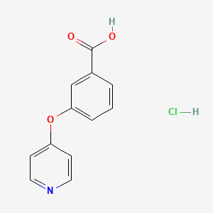 3-(Pyridin-4-yloxy)benzoic acid hydrochloride