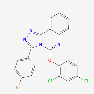 3-(4-Bromophenyl)-5-(2,4-dichlorophenoxy)-[1,2,4]triazolo[4,3-c]quinazoline