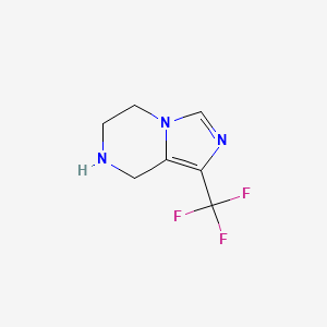 1-(trifluoromethyl)-5H,6H,7H,8H-imidazo[1,5-a]pyrazine