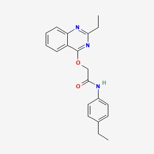 N-(4-ethylphenyl)-2-[(2-ethylquinazolin-4-yl)oxy]acetamide
