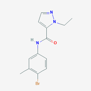 N-(4-bromo-3-methylphenyl)-1-ethyl-1H-pyrazole-5-carboxamide