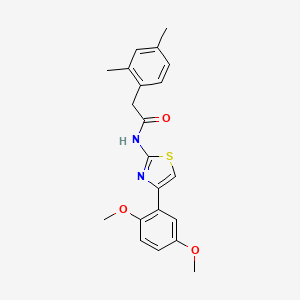 N-(4-(2,5-dimethoxyphenyl)thiazol-2-yl)-2-(2,4-dimethylphenyl)acetamide