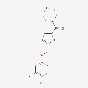 4-Chloro-3-methylphenyl [5-(4-morpholinylcarbonyl)-2-furyl]methyl ether