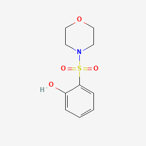 molecular formula C10H13NO4S B2804394 2-(Morpholine-4-sulfonyl)phenol CAS No. 1334634-89-7
