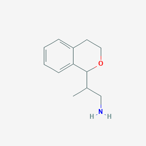 2-(3,4-dihydro-1H-isochromen-1-yl)propan-1-amine