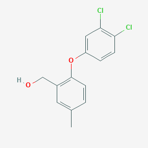 [2-(3,4-Dichlorophenoxy)-5-methylphenyl]methanol