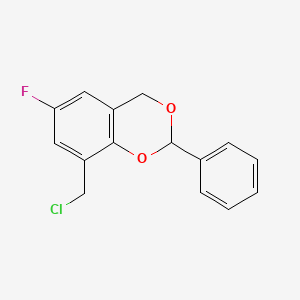 8-(Chloromethyl)-6-fluoro-2-phenyl-2,4-dihydro-1,3-benzodioxine