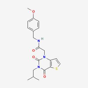 N-(4-methoxybenzyl)-2-[3-(2-methylpropyl)-2,4-dioxo-3,4-dihydrothieno[3,2-d]pyrimidin-1(2H)-yl]acetamide