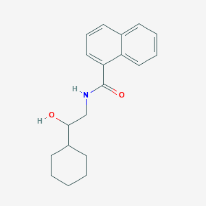 molecular formula C19H23NO2 B2804488 N-(2-环己基-2-羟基乙基)-1-萘酰胺 CAS No. 1351641-53-6