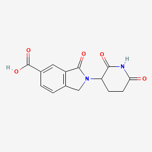 2-(2,6-Dioxo-3-piperidyl)-3-oxo-isoindoline-5-carboxylic acid