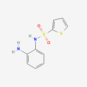 molecular formula C10H10N2O2S2 B2804509 N-(2-aminophenyl)thiophene-2-sulfonamide CAS No. 182499-85-0