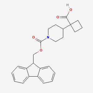 1-(1-{[(9H-fluoren-9-yl)methoxy]carbonyl}piperidin-4-yl)cyclobutane-1-carboxylic acid