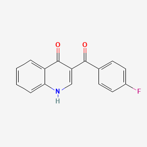 molecular formula C16H10FNO2 B2804542 3-(4-fluorobenzoyl)quinolin-4(1H)-one CAS No. 892287-36-4