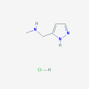 N-Methyl-1-(1H-pyrazol-3-yl)methanamine hydrochloride