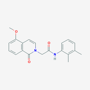 N-(2,3-dimethylphenyl)-2-(5-methoxy-1-oxoisoquinolin-2-yl)acetamide