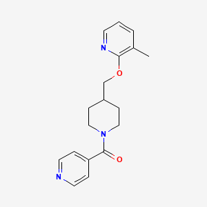 [4-[(3-Methylpyridin-2-yl)oxymethyl]piperidin-1-yl]-pyridin-4-ylmethanone