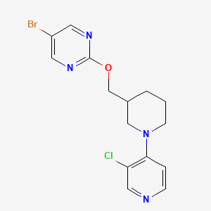 5-Bromo-2-[[1-(3-chloropyridin-4-yl)piperidin-3-yl]methoxy]pyrimidine