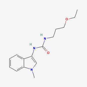 1-(3-ethoxypropyl)-3-(1-methyl-1H-indol-3-yl)urea