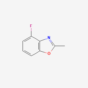 molecular formula C8H6FNO B2804639 4-Fluoro-2-methylbenzo[d]oxazole CAS No. 1804412-63-2