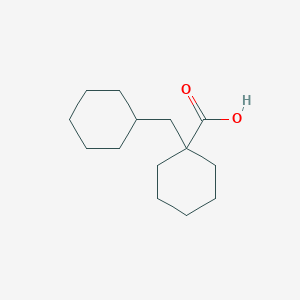 molecular formula C14H24O2 B2804671 1-(Cyclohexylmethyl)cyclohexane-1-carboxylic acid CAS No. 1341094-60-7