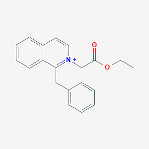 2-[1-(Phenylmethyl)-2-isoquinolin-2-iumyl]acetic acid ethyl ester