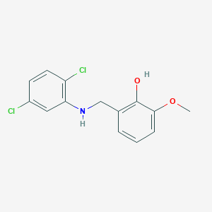 2-{[(2,5-Dichlorophenyl)amino]methyl}-6-methoxyphenol