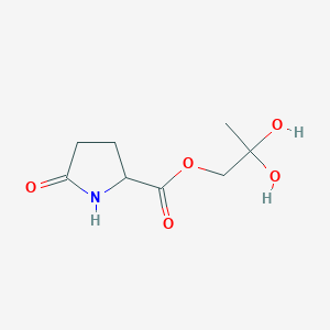 2,2-Dihydroxypropyl 5-oxo-2-pyrrolidinecarboxylate
