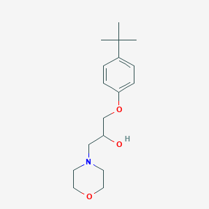 molecular formula C17H27NO3 B2804714 1-(4-Tert-butylphenoxy)-3-morpholin-4-ylpropan-2-ol CAS No. 35151-89-4