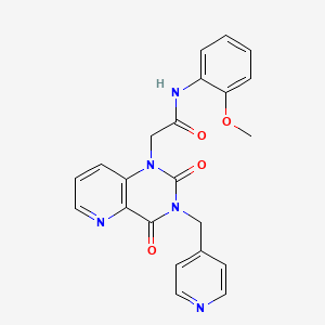2-(2,4-dioxo-3-(pyridin-4-ylmethyl)-3,4-dihydropyrido[3,2-d]pyrimidin-1(2H)-yl)-N-(2-methoxyphenyl)acetamide