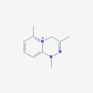 1,3,6-trimethyl-1H,4H-pyrido[2,1-c][1,2,4]triazin-5-ium
