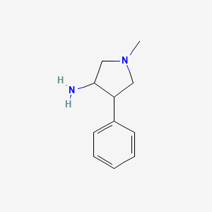 1-Methyl-4-phenylpyrrolidin-3-amine