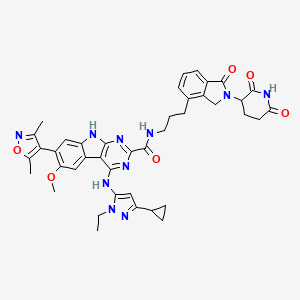 molecular formula C41H42N10O6 B2804755 PROTAC BET degrader-2 CAS No. 2093388-33-9