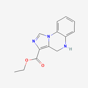 Ethyl 4,5-dihydroimidazo[1,5-a]quinoxaline-3-carboxylate