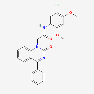 N-(5-chloro-2,4-dimethoxyphenyl)-2-(2-oxo-4-phenylquinazolin-1(2H)-yl)acetamide