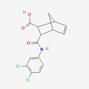 3-[(3,4-Dichlorophenyl)carbamoyl]bicyclo[2.2.1]hept-5-ene-2-carboxylic acid