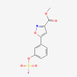 Methyl 5-(3-fluorosulfonyloxyphenyl)-1,2-oxazole-3-carboxylate
