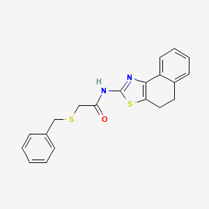 2-(benzylthio)-N-(4,5-dihydronaphtho[1,2-d]thiazol-2-yl)acetamide