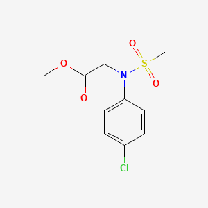 Methyl N-(4-chlorophenyl)-N-(methylsulfonyl)glycinate