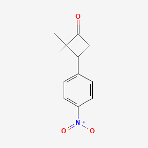 2,2-Dimethyl-3-(p-nitrophenyl)cyclobutanone