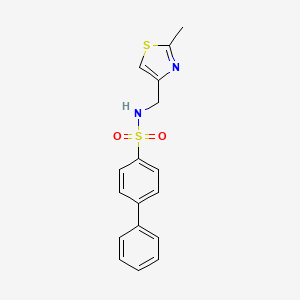 N-((2-methylthiazol-4-yl)methyl)-[1,1'-biphenyl]-4-sulfonamide