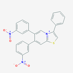 6,7-Bis(3-nitrophenyl)-3-phenyl[1,3]thiazolo[3,2-a]pyridin-4-ium