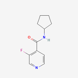 N-cyclopentyl-3-fluoroisonicotinamide